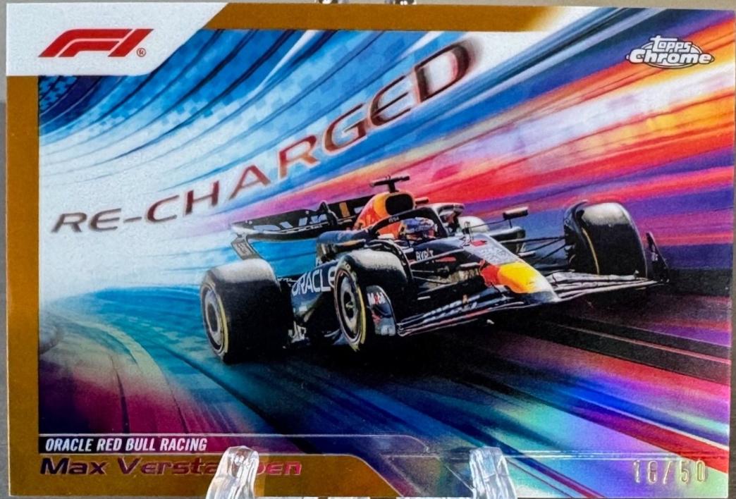 Max Verstappen [Gold Refractor] #RECH-1