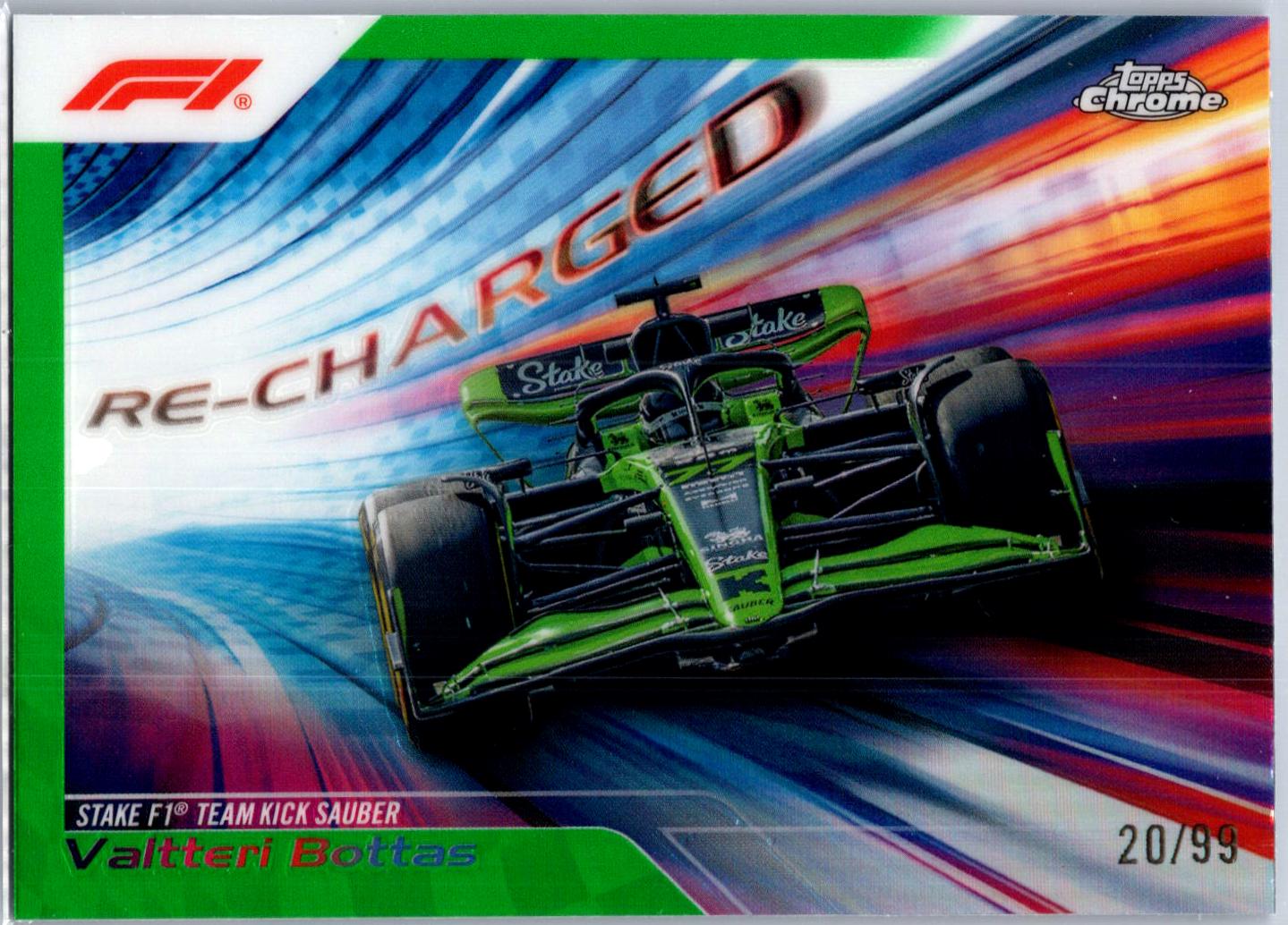 Valtteri Bottas [Green Refractor] #RECH-13