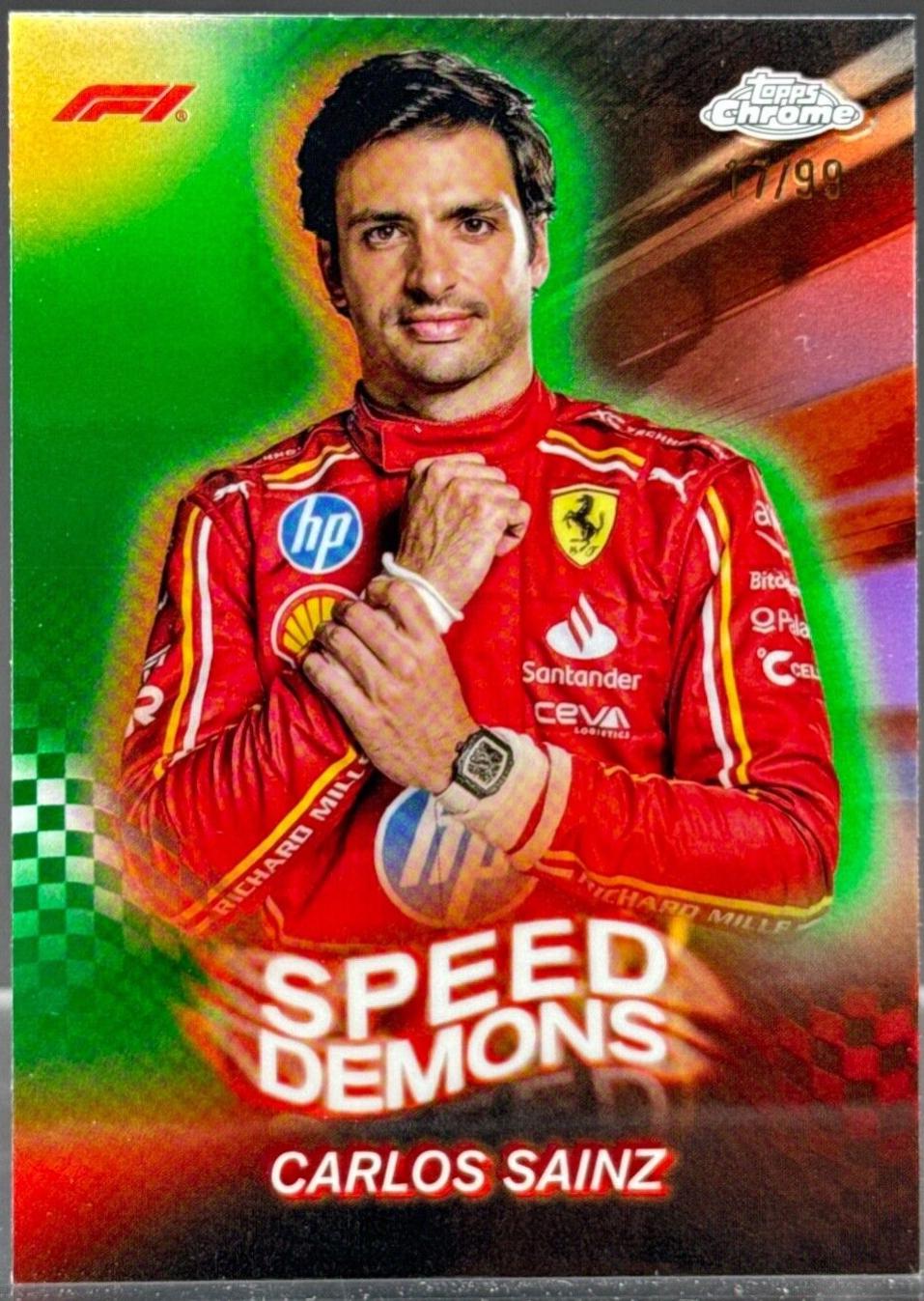 Carlos Sainz [Green Refractor] #SD-4