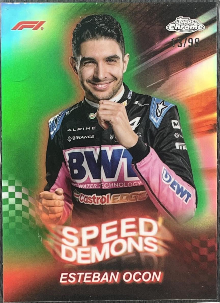 Esteban Ocon [Green Refractor] #SD-9