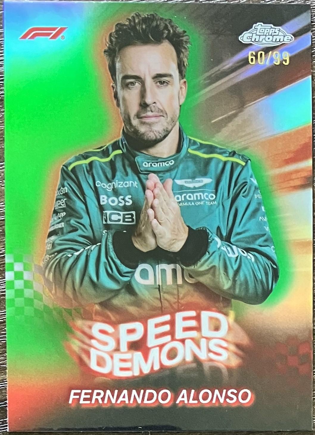 Fernando Alonso [Green Refractor] #SD-11