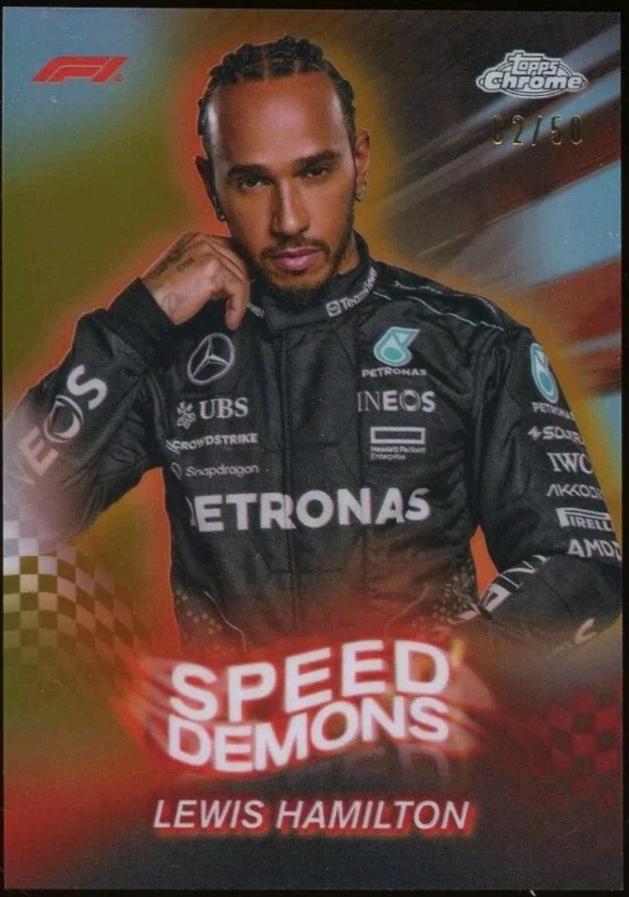 Lewis Hamilton [Gold Refractor] #SD-6