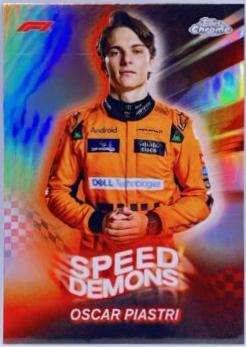 Oscar Piastri [Orange Refractor] #SD-8