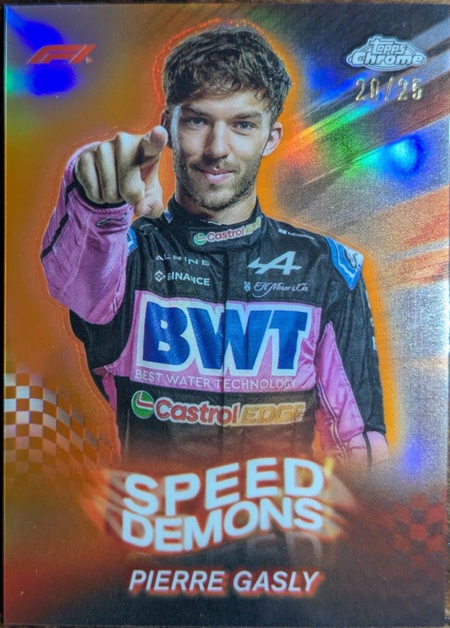 Pierre Gasly [Orange Refractor] #SD-10