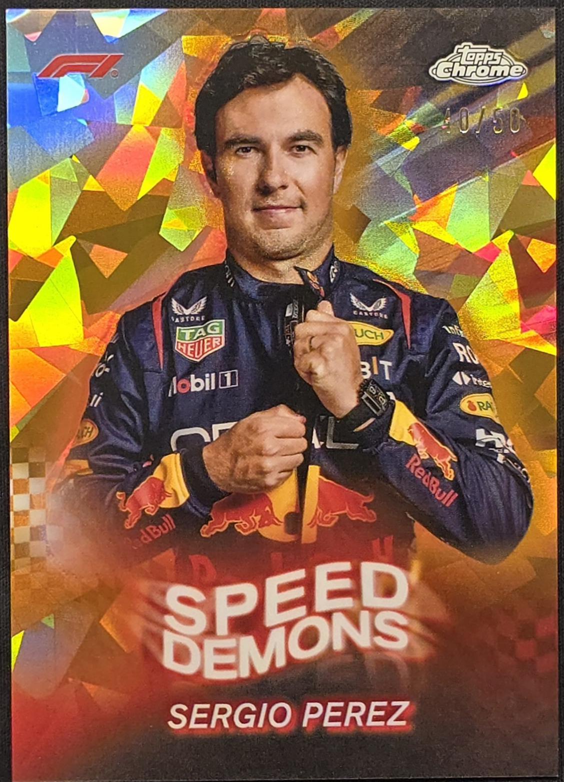 Sergio Perez [Gold Refractor] #SD-2