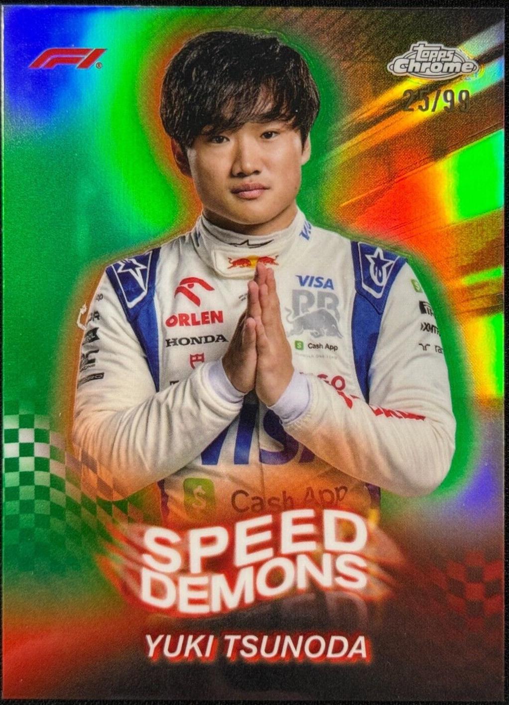 Yuki Tsunoda [Green Refractor] #SD-17
