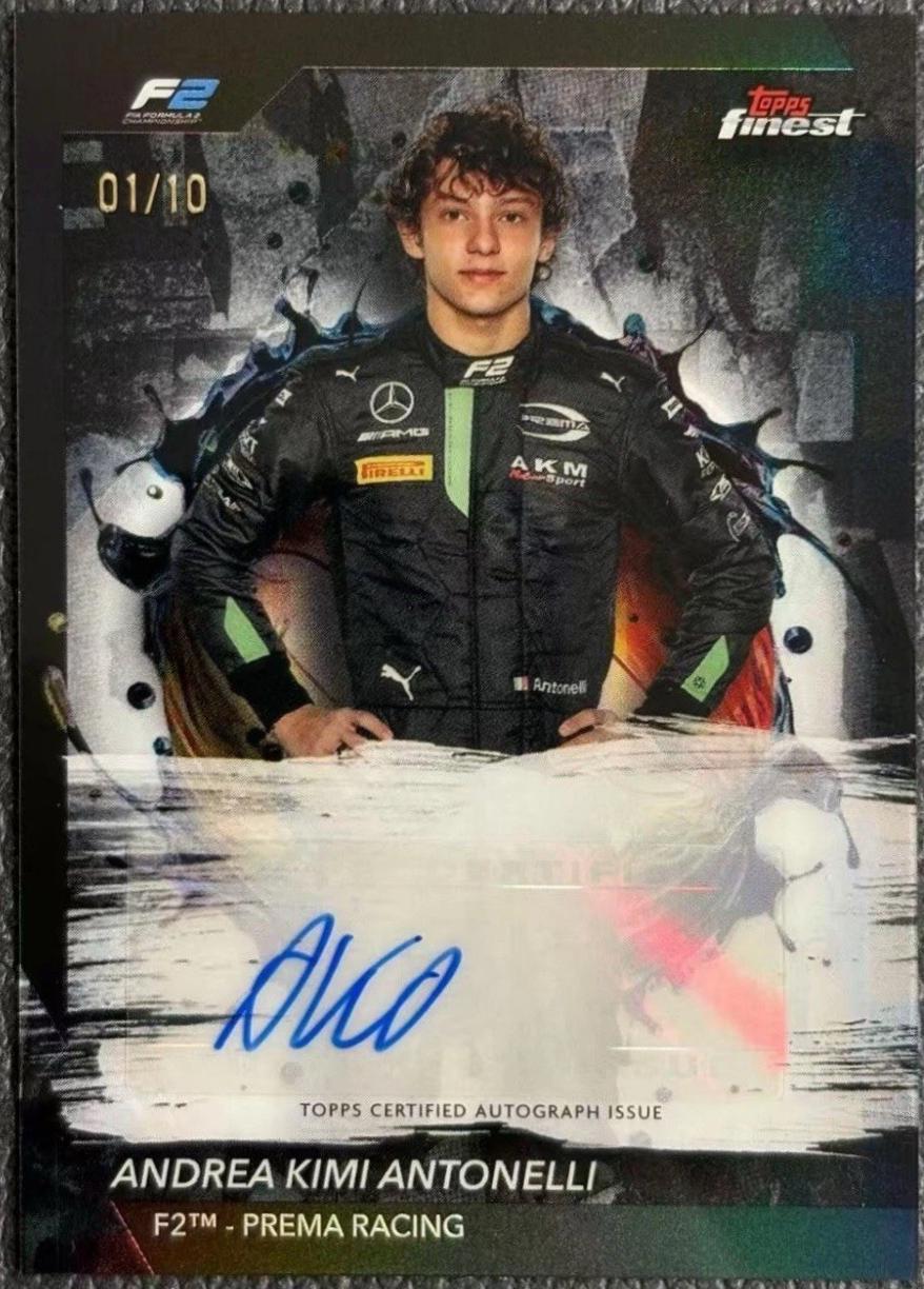 Andrea Kimi Antonelli [Black Refractor] #FAC-ANT