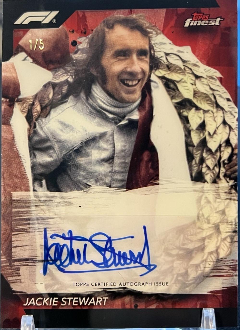 Jackie Stewart [Red Refractor] #FAC-STE