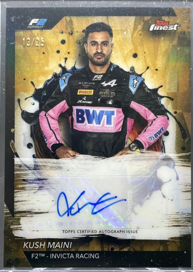 Kush Maini [Gold Refractor] #FAC-MAI