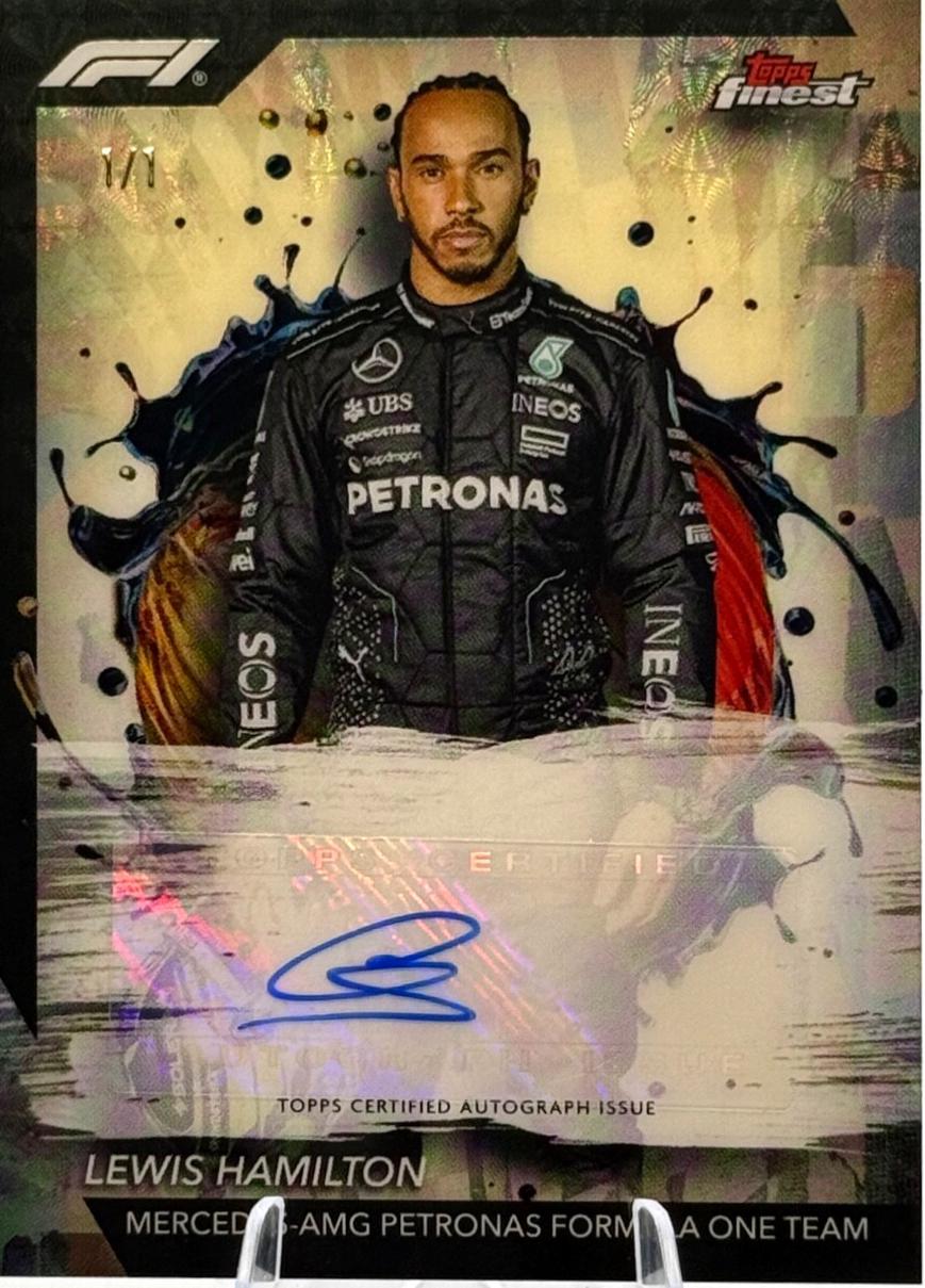 Lewis Hamilton [Superfractor] #FAC-HAM