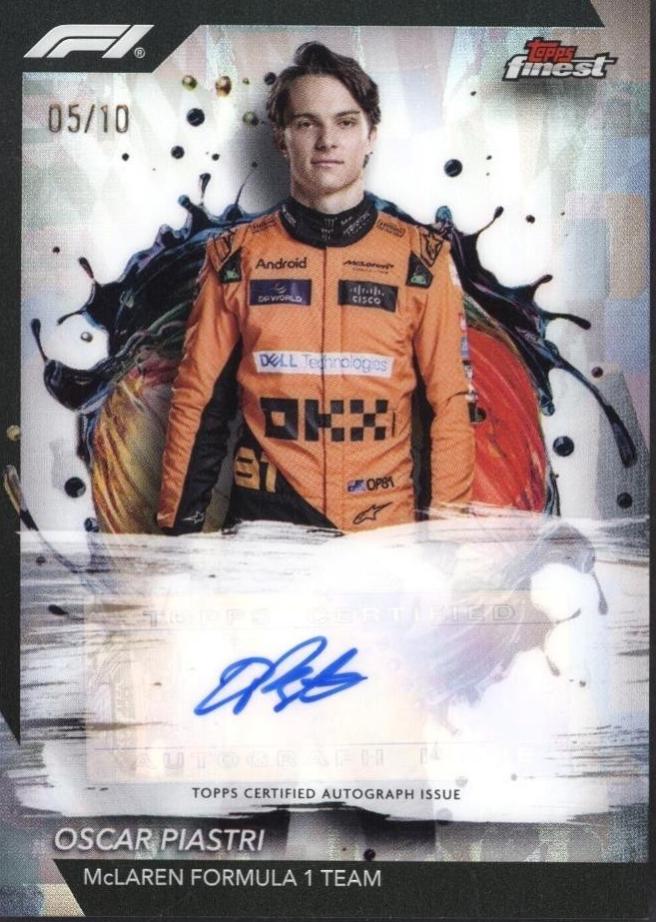Oscar Piastri [Black Refractor] #FAC-PIA