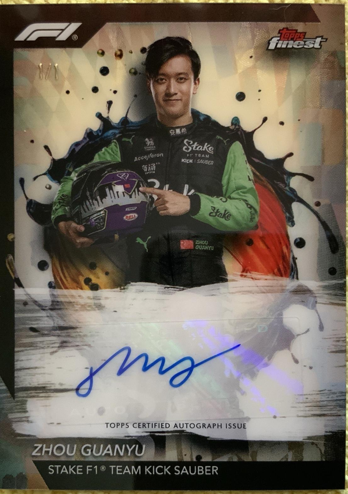 Zhou Guanyu [Superfractor] #FAC-ZHO