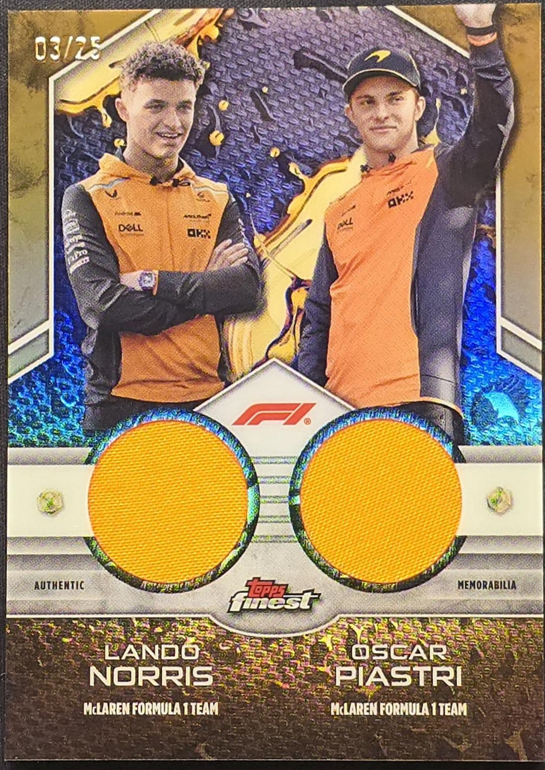 Lando Norris / Oscar Piastri [Gold] #FDR-McL
