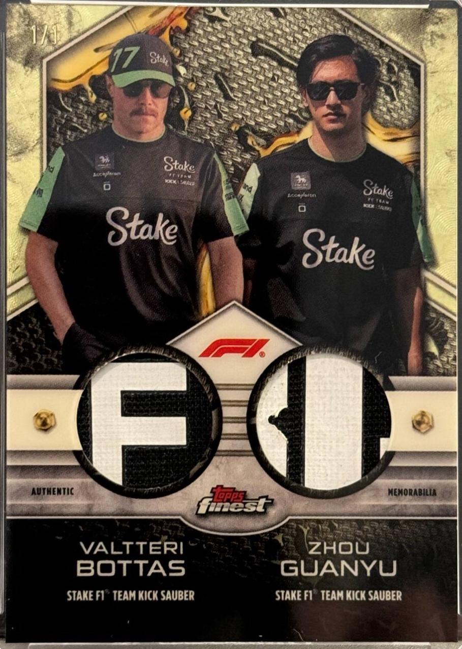Zhou Guanyu / Valtteri Bottas [Superfractor] #FDR-SAU