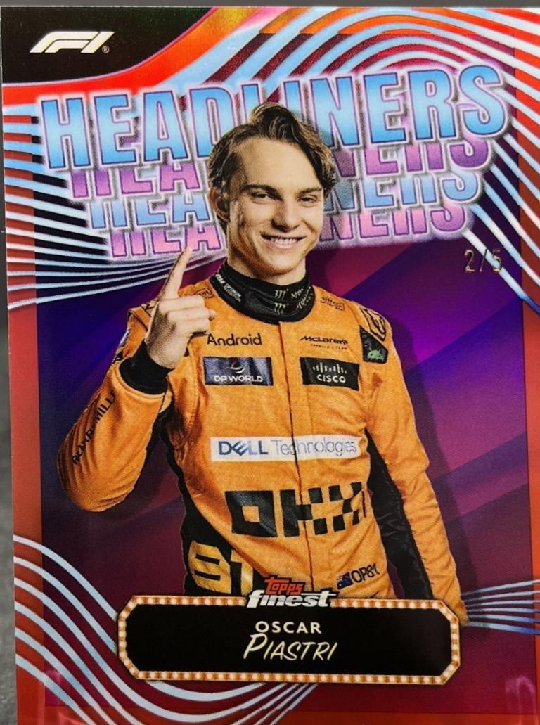 Oscar Piastri [Red Refractor] #HL-4