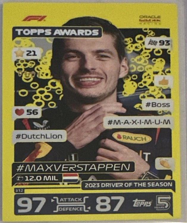 Max Verstappen [Gold] #312