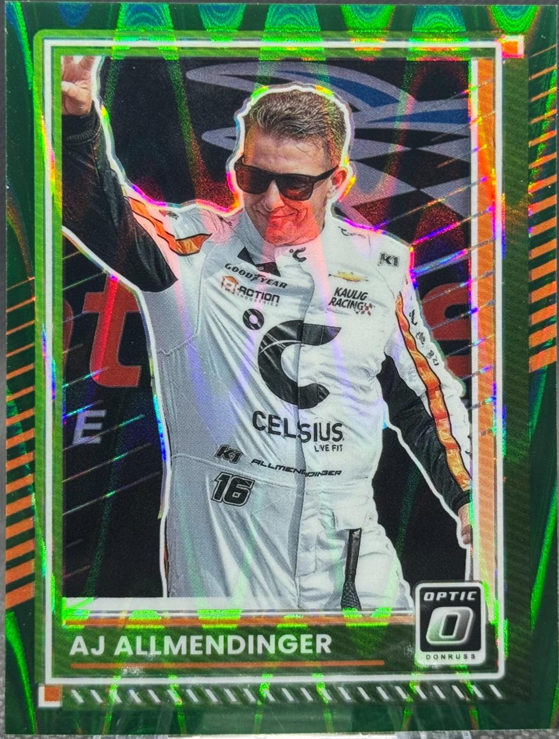 AJ Allmendinger [Optic Green Swirl] #25
