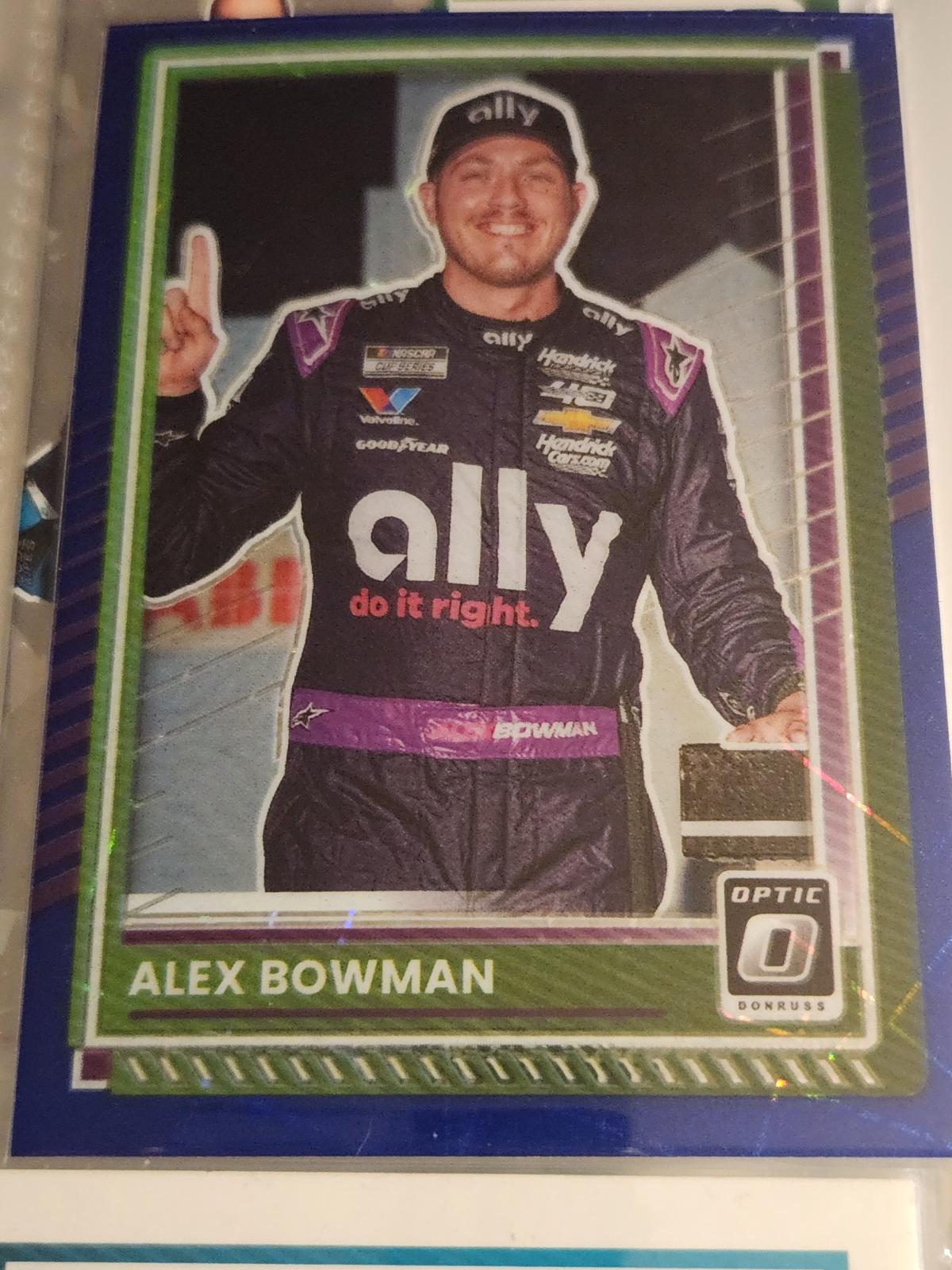 Alex Bowman [Optic Blue Velocity] #68