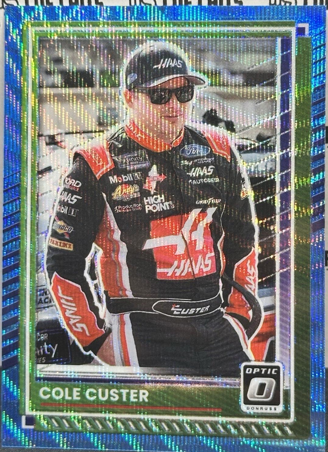 Cole Custer [Optic Carolina Blue Wave] #13