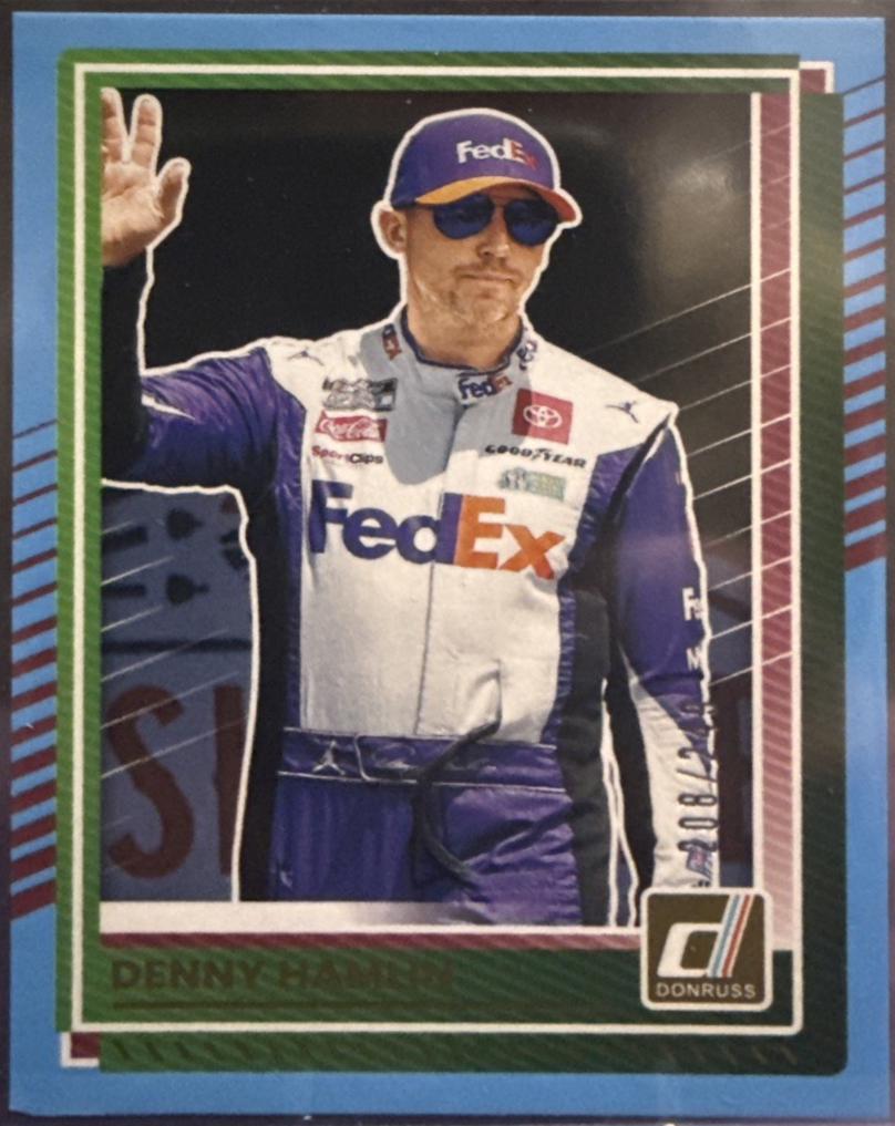 Denny Hamlin [Carolina Blue] #69