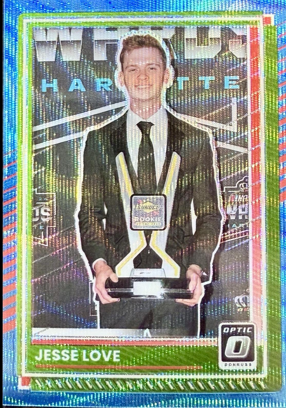 Jesse Love [Optic Carolina Blue Wave] #75