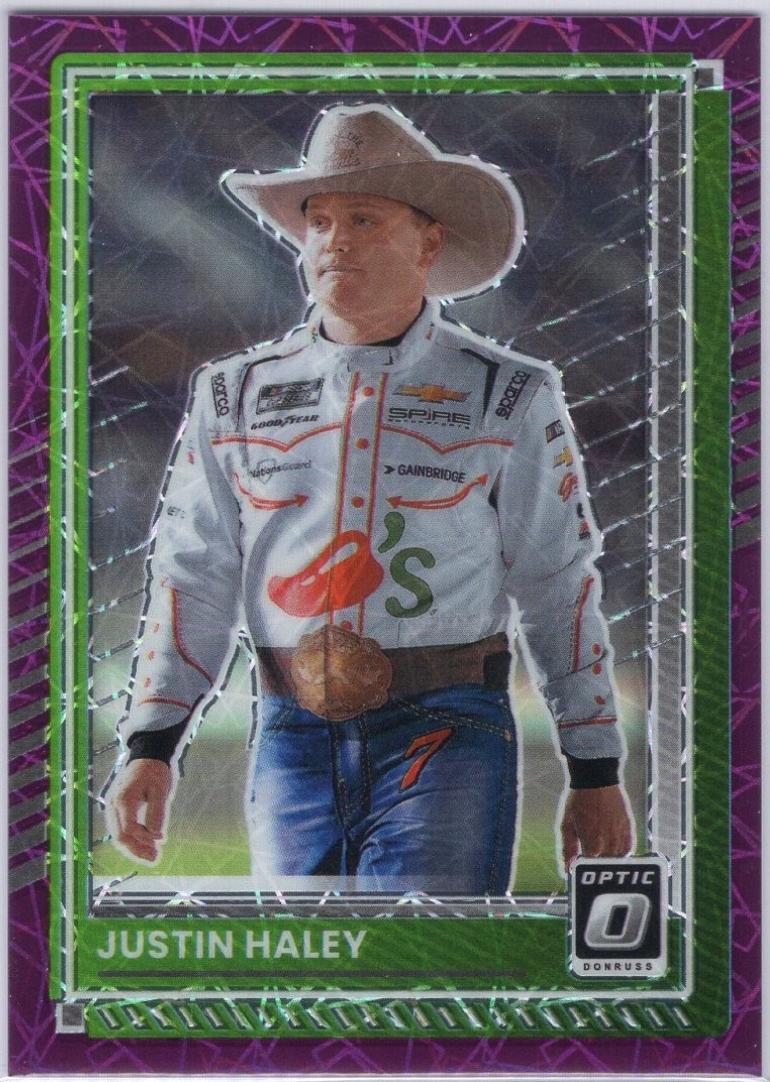 Justin Haley [Optic Purple Velocity] #86