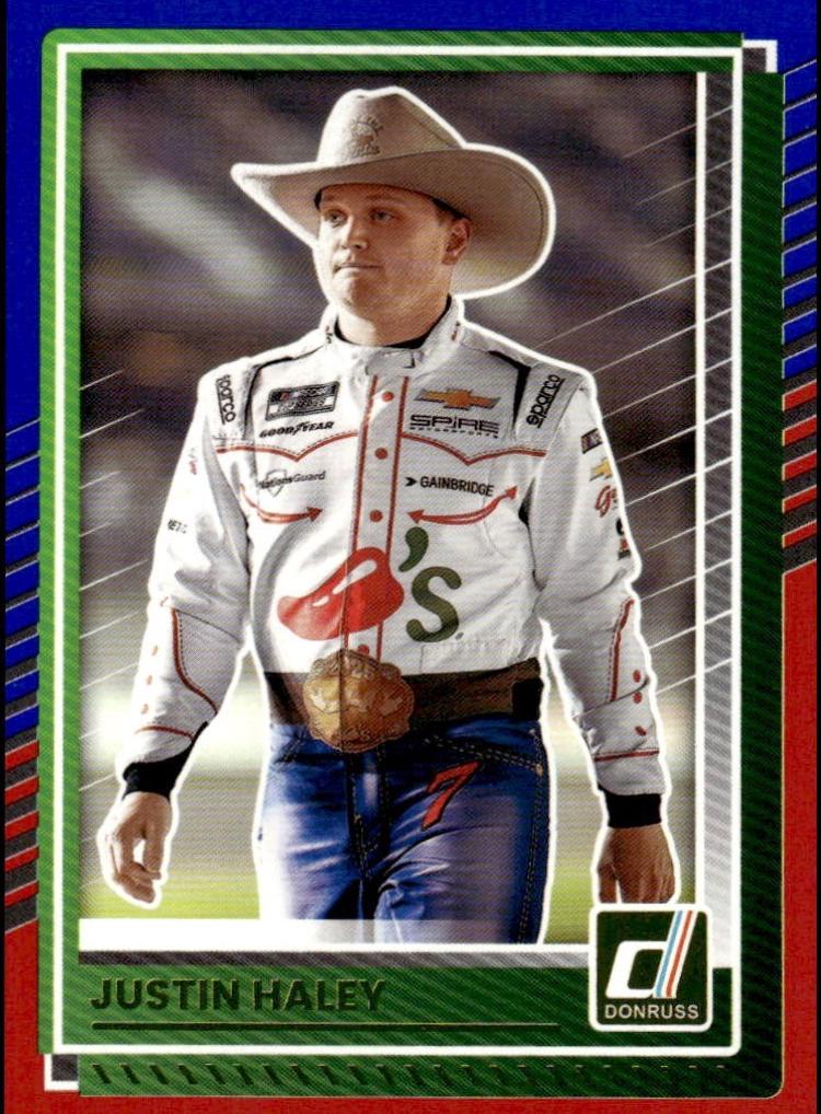 Justin Haley [Red Blue] #86