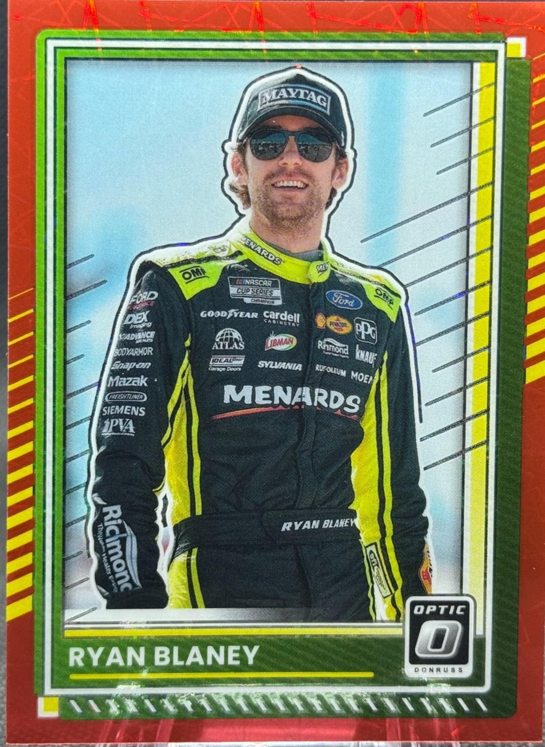 Ryan Blaney [Optic Red Velocity] #72