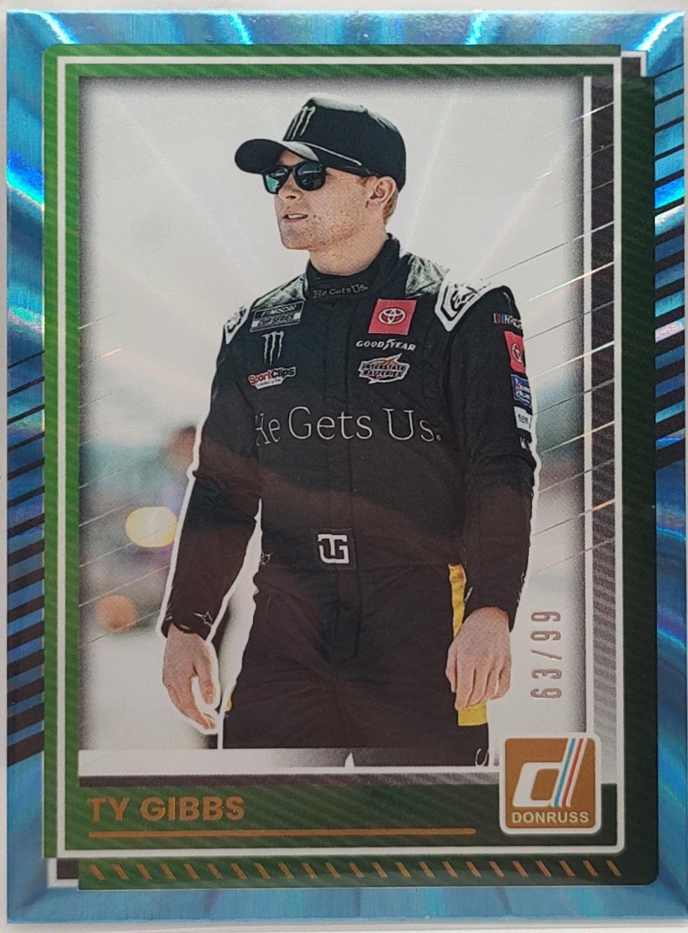 Ty Gibbs [Carolina Blue Laser] #58