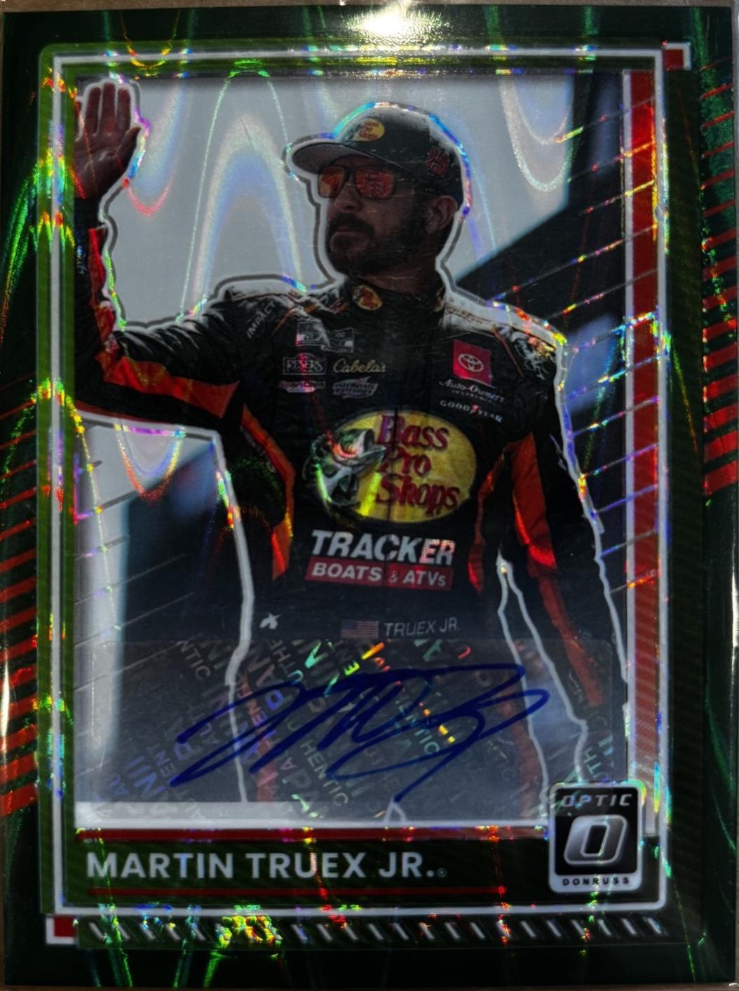 Martin Truex Jr. [FOTL Green Swirl] #61