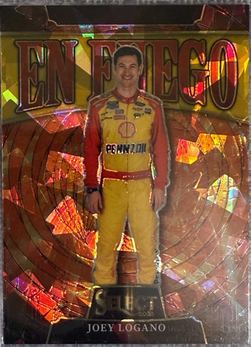 Joey Logano [Gold Ice Prizm] #1
