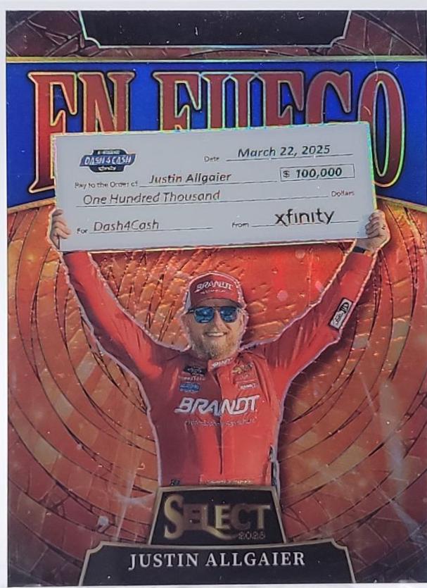 Justin Allgaier [Blue Prizm] #2
