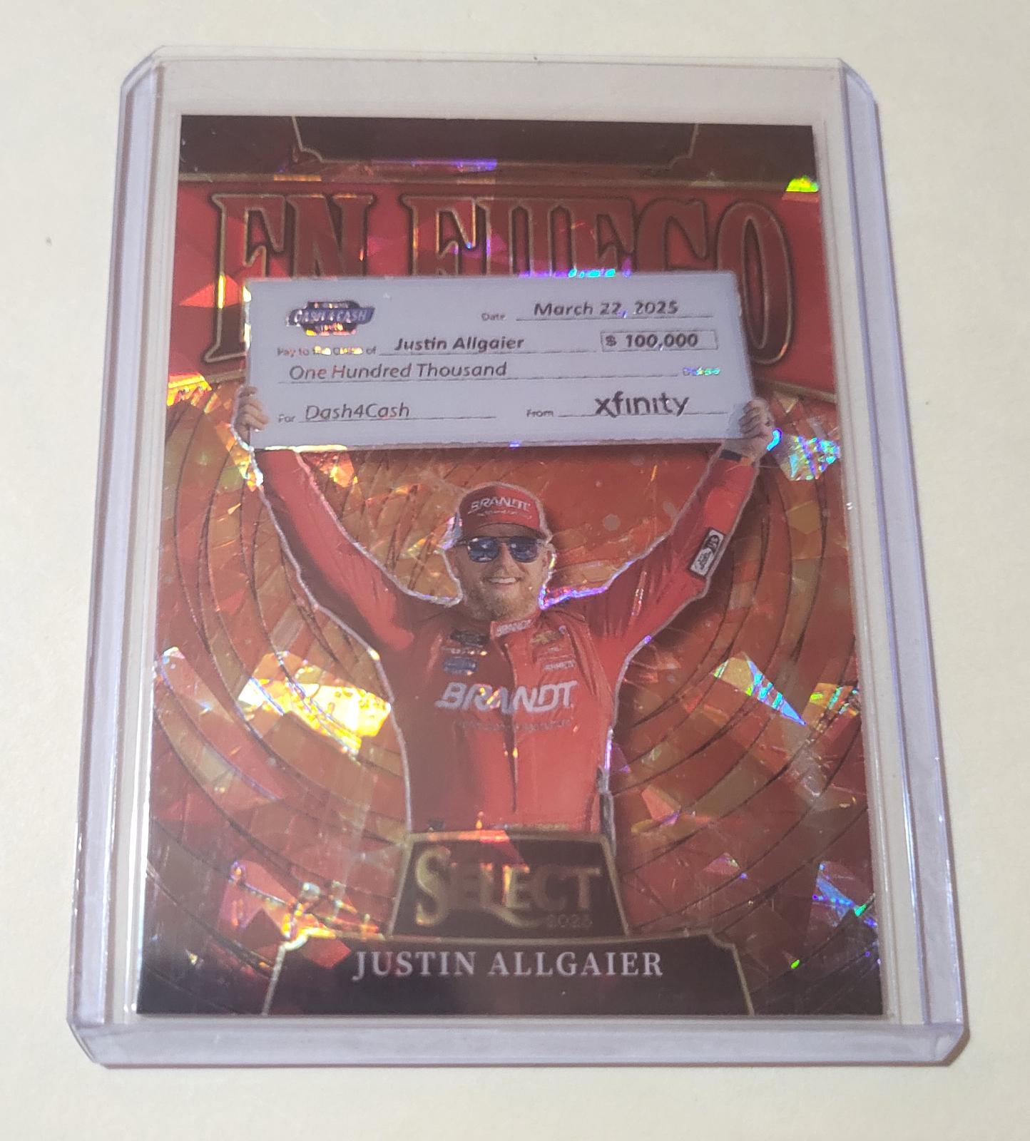 Justin Allgaier [Red Ice Prizm] #2