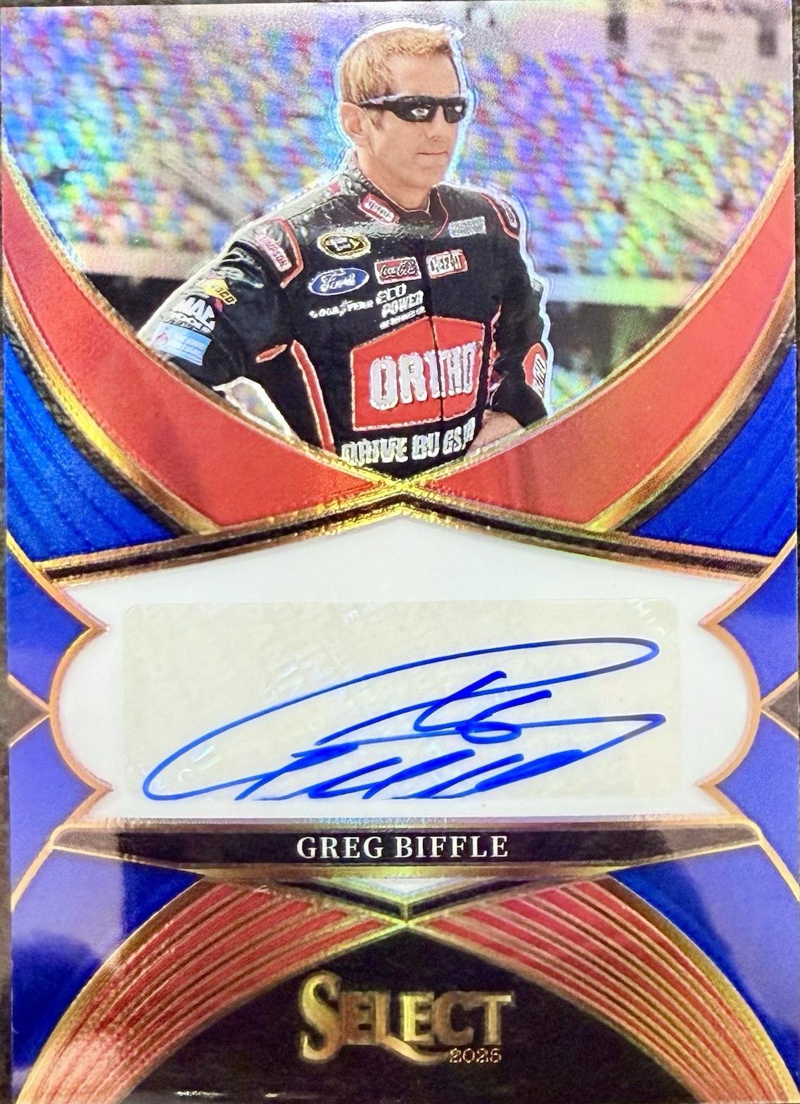 Greg Biffle [Blue Prizm] #8
