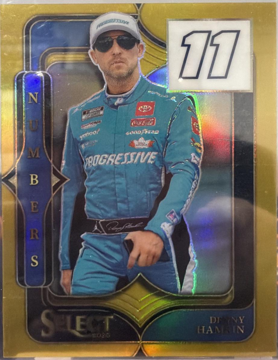 Denny Hamlin [Gold Prizm] #27