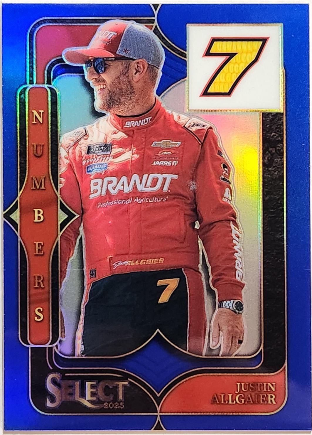 Justin Allgaier [Blue Prizm] #19