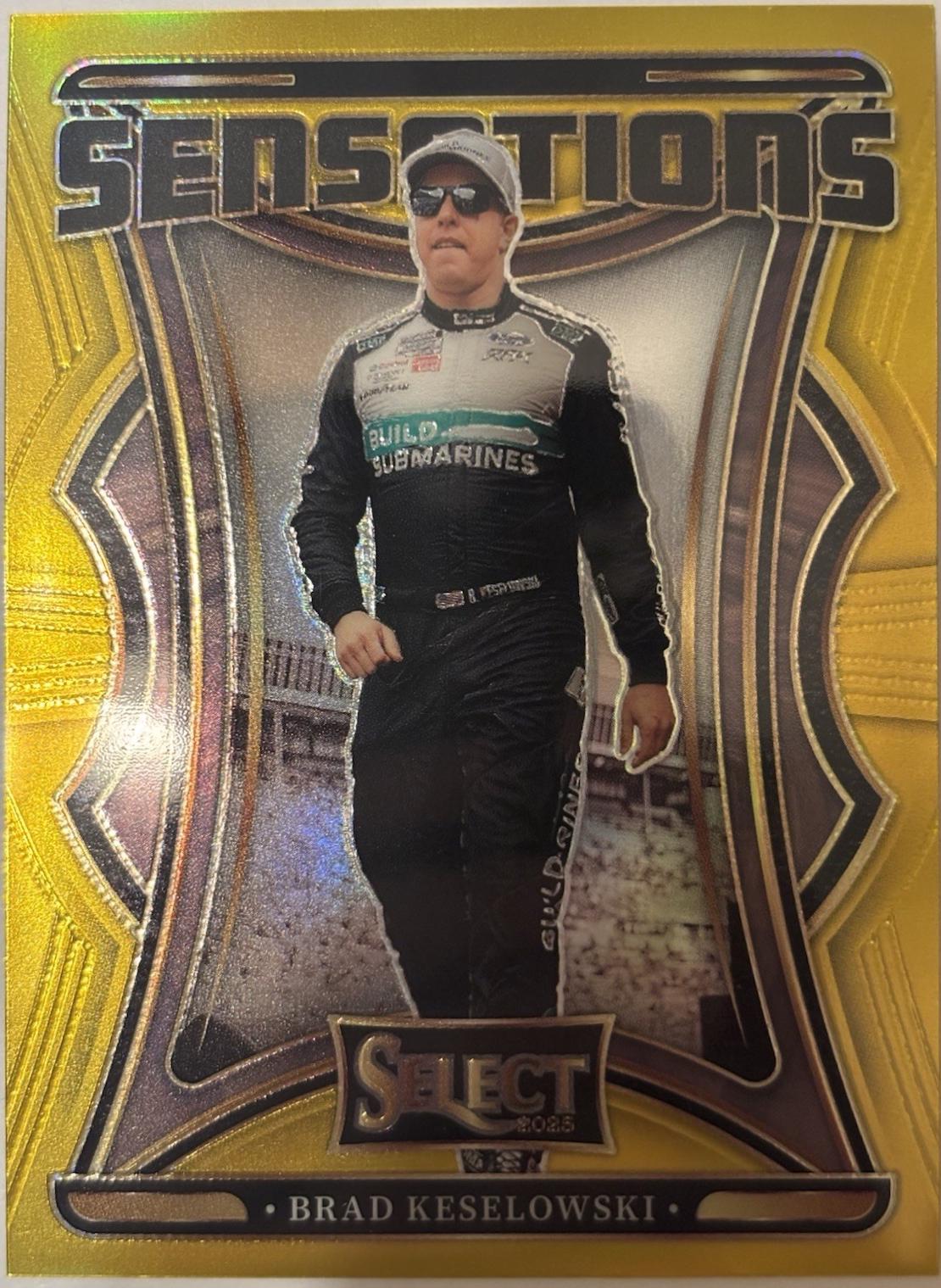 Brad Keselowski [Gold Prizm] #12
