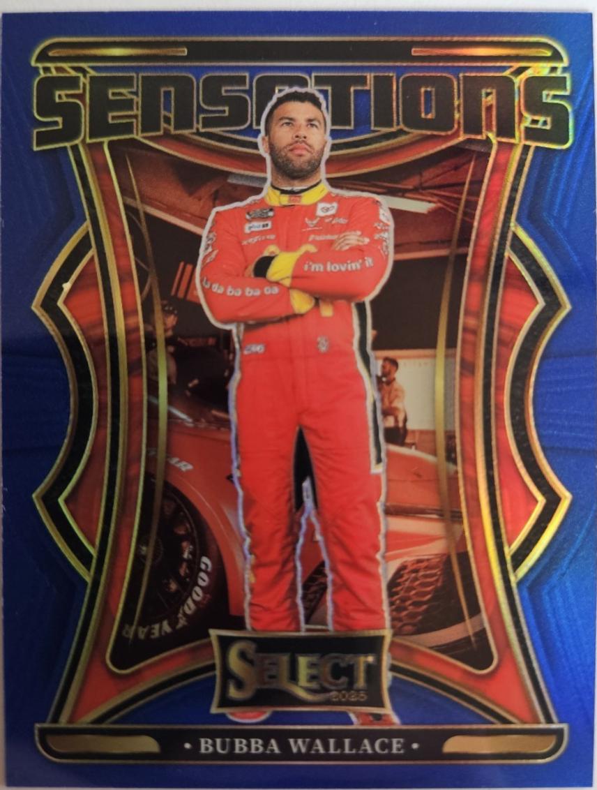 Bubba Wallace [Blue Prizm] #17