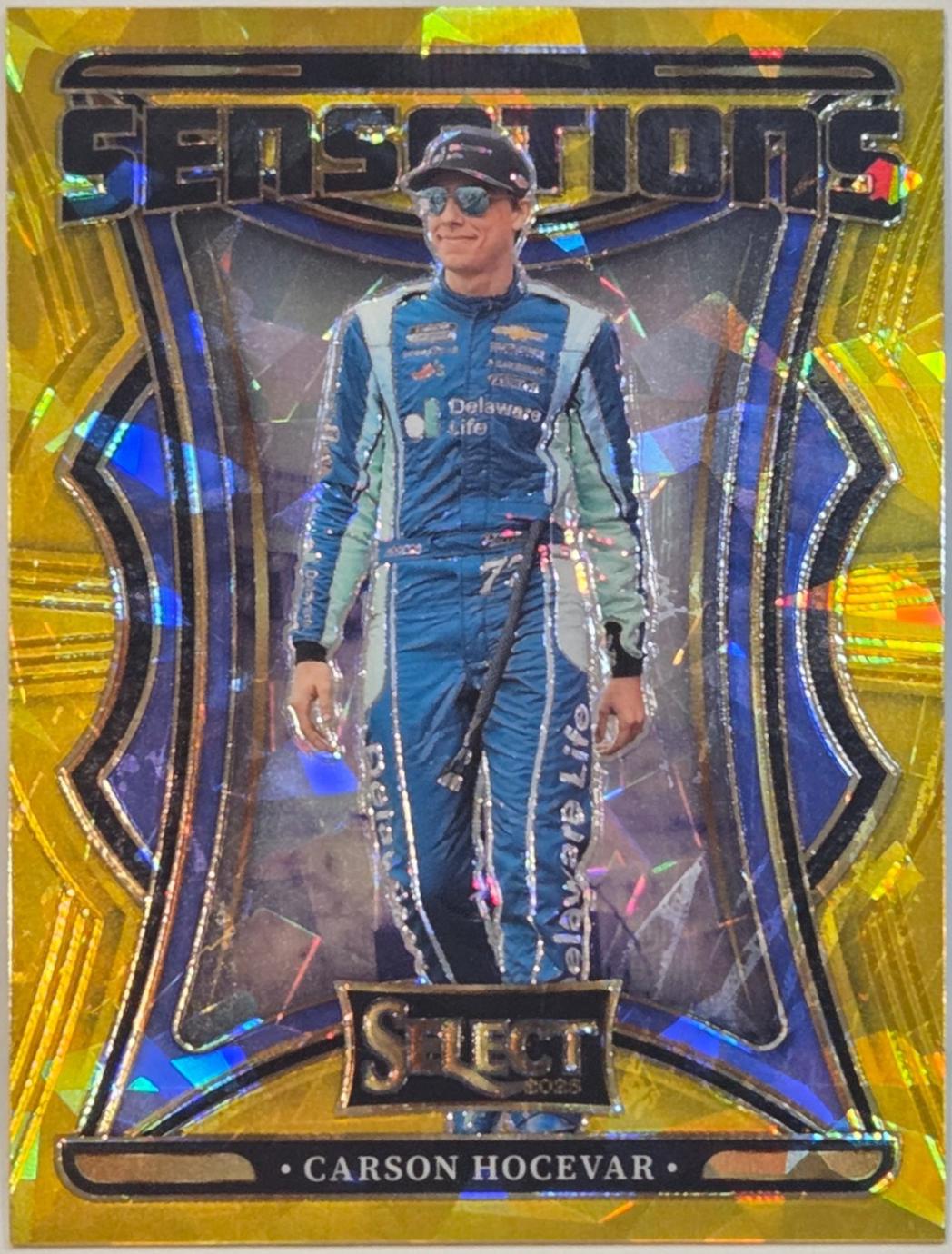 Carson Hocevar [Gold Ice Prizm] #20