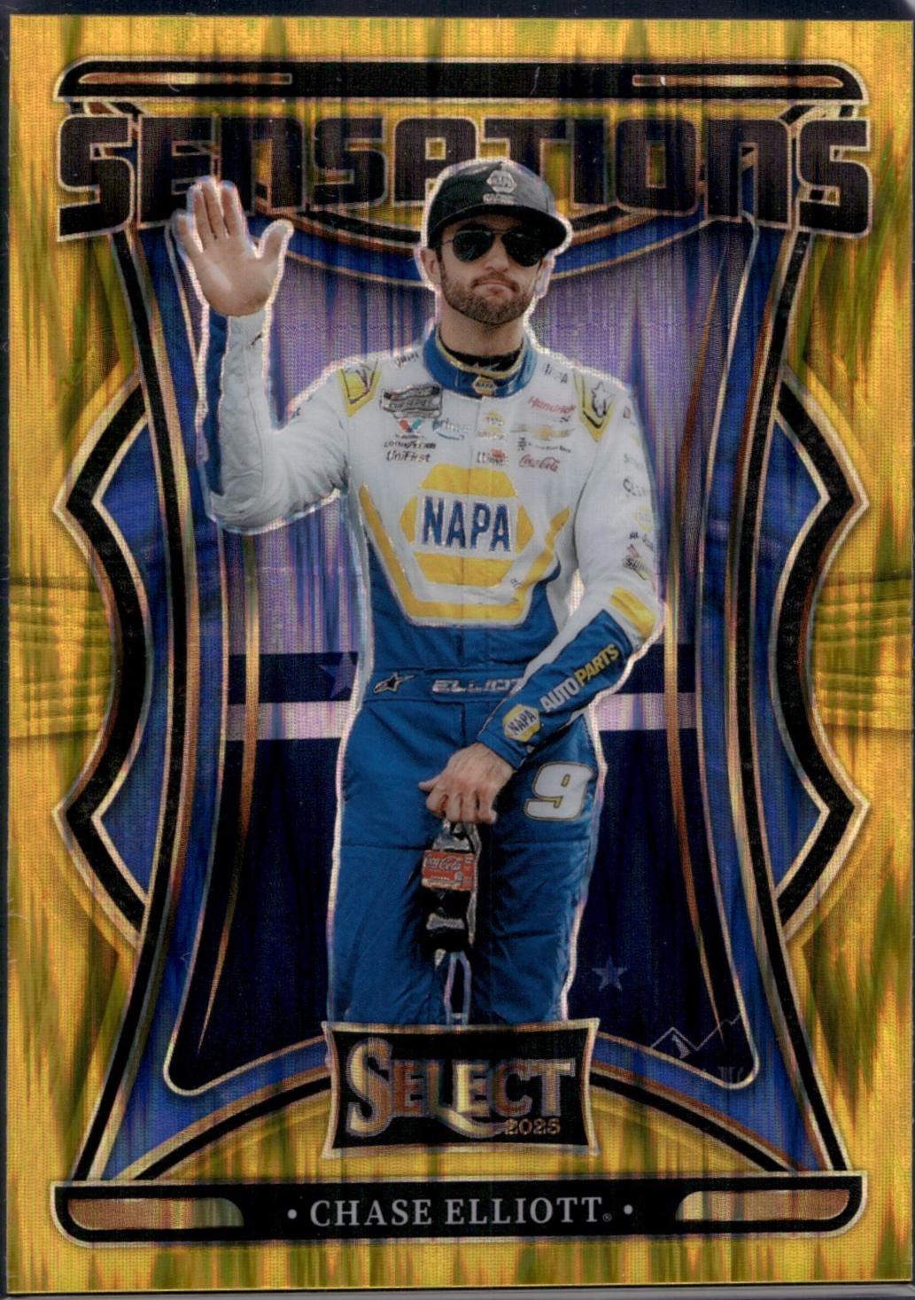 Chase Elliott [Gold Flash Prizm] #7