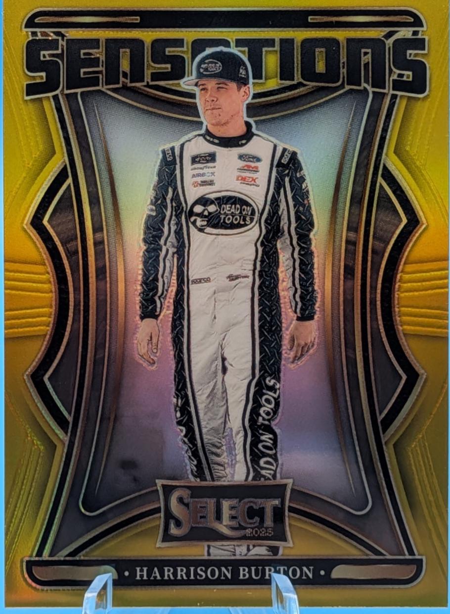 Harrison Burton [Gold Prizm] #15