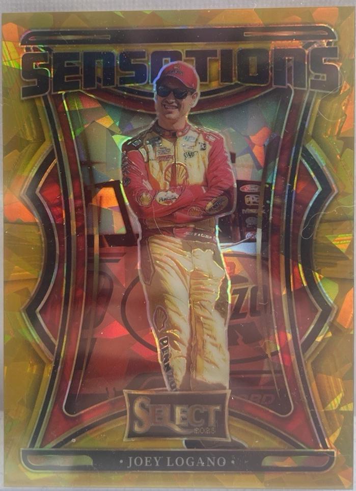 Joey Logano [Gold Ice Prizm] #1