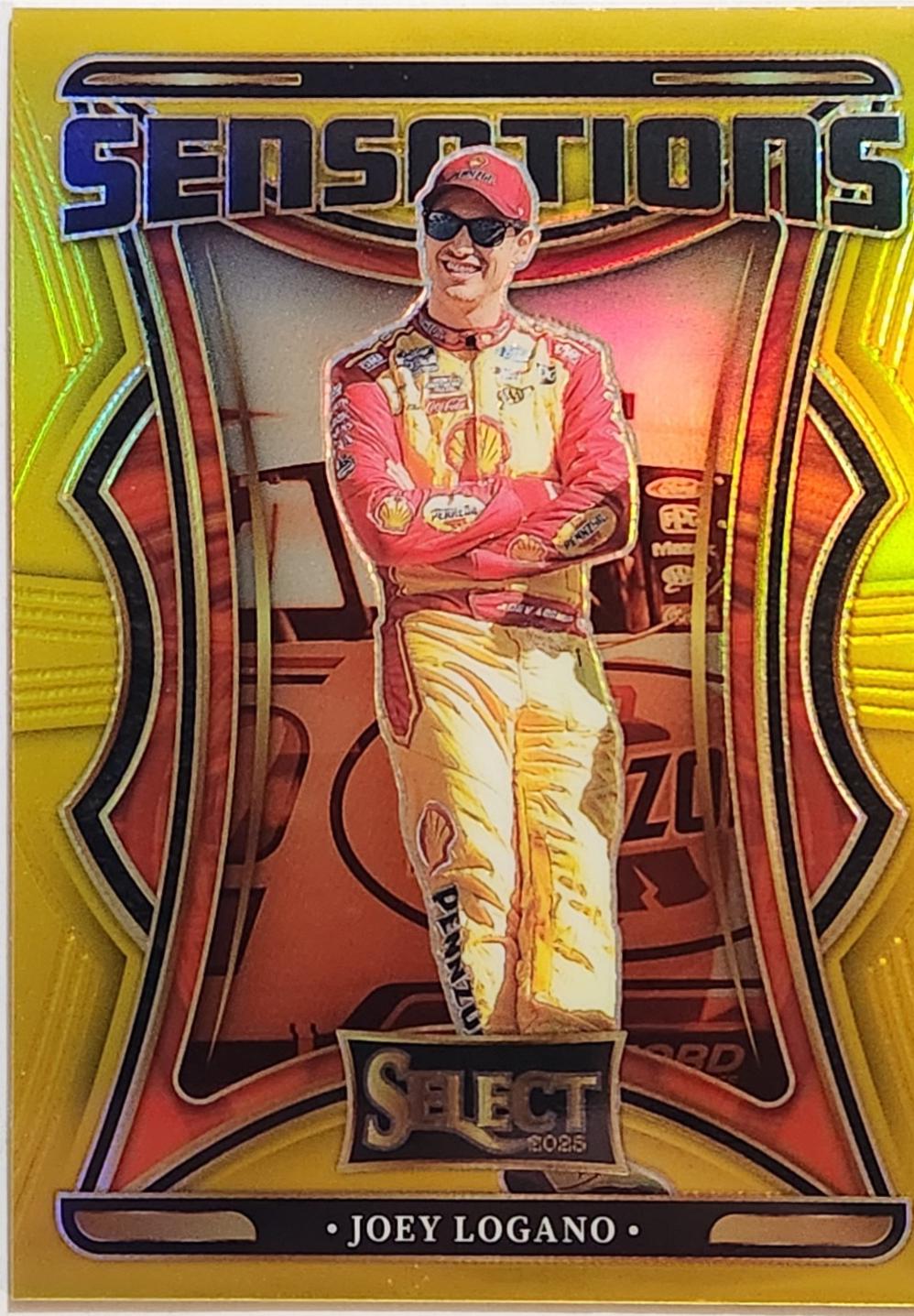 Joey Logano [Gold Prizm] #1