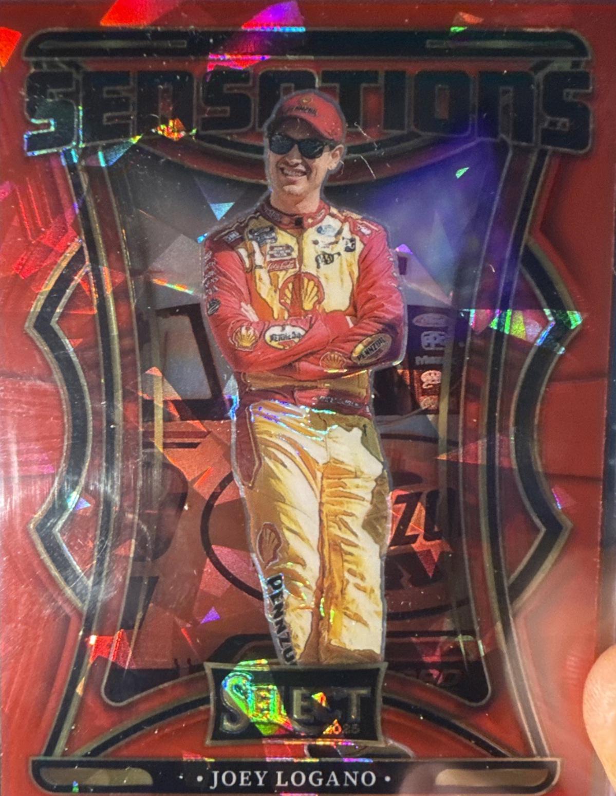 Joey Logano [Red Ice Prizm] #1