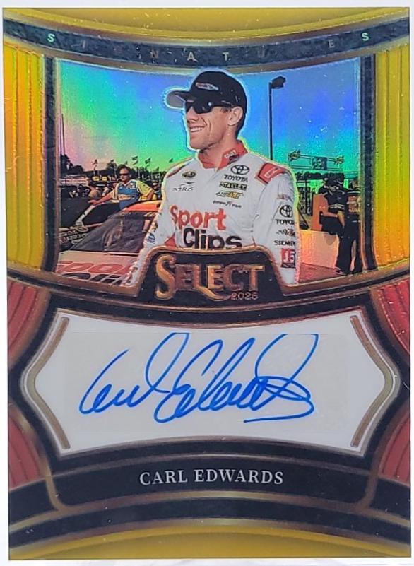 Carl Edwards [Gold Prizm] #33