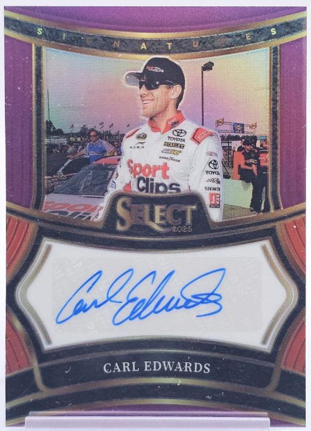 Carl Edwards [Purple Prizm] #33