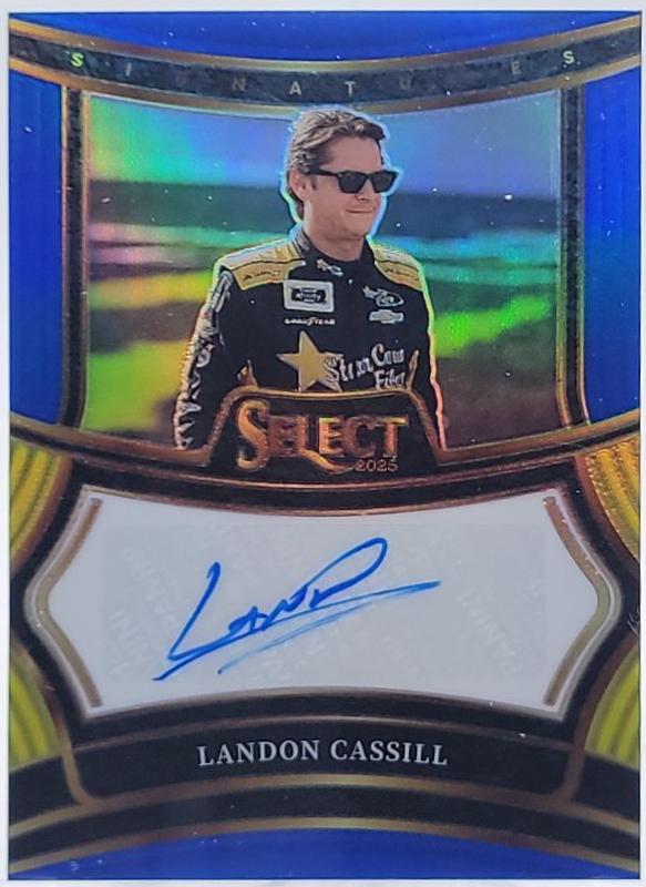 Landon Cassill [Blue Prizm] #21