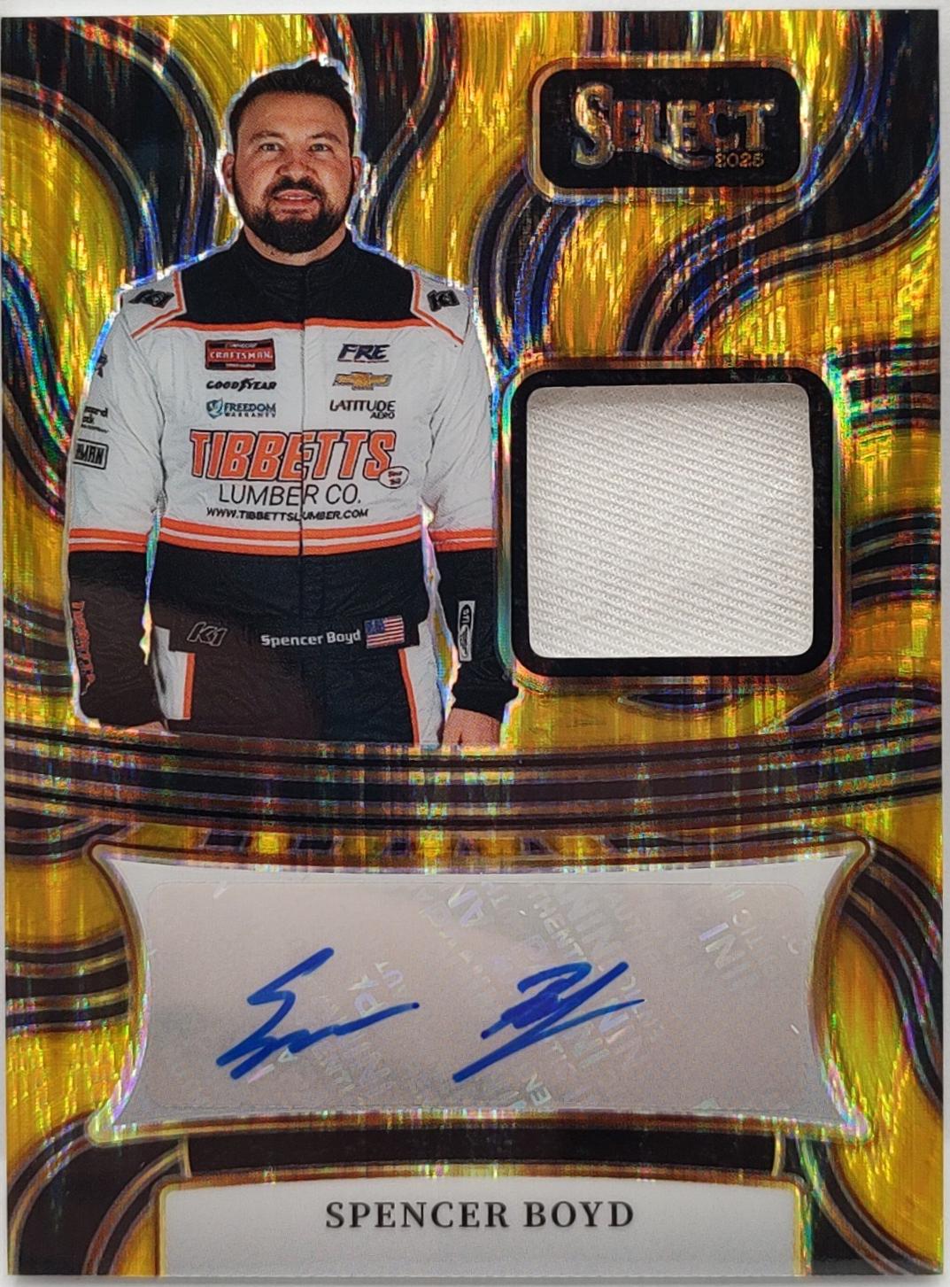Spencer Boyd [Gold Flash Prizm] #25