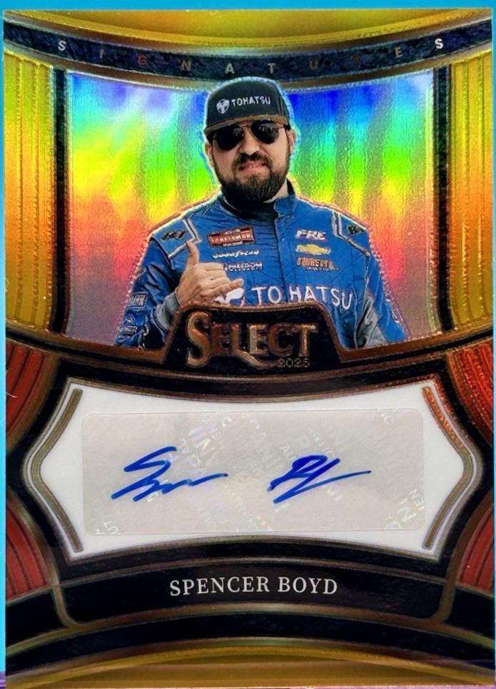 Spencer Boyd [Gold Prizm] #25