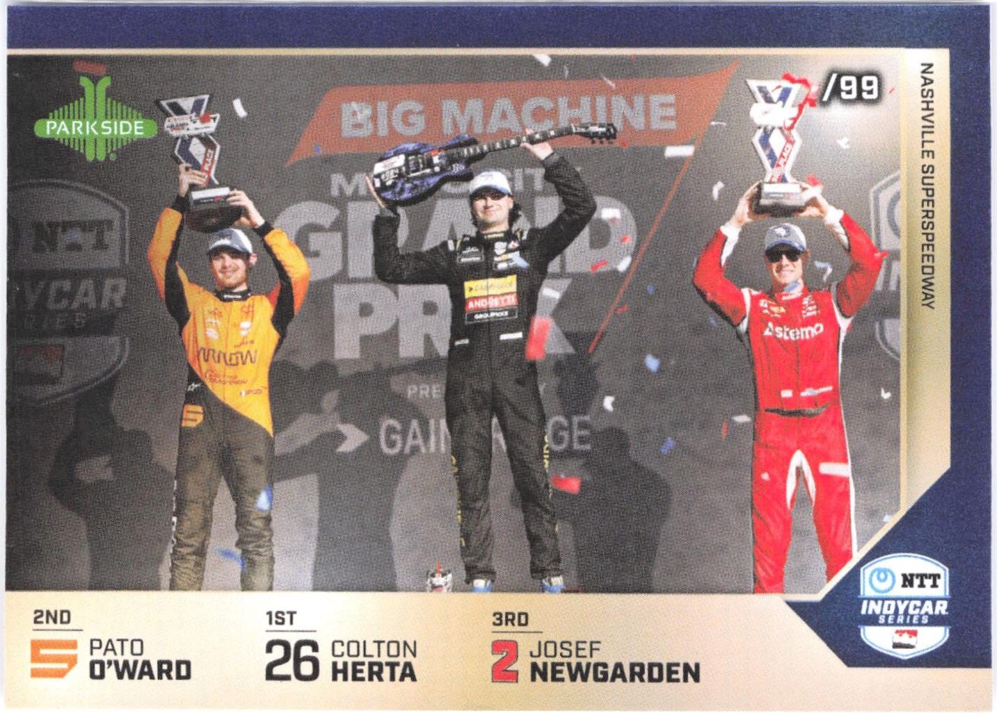 Pato O'Ward / Colton Herta / Josef Newgarden [Blue] #120